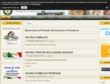 Tablet Screenshot of comune.casaluce.ce.it